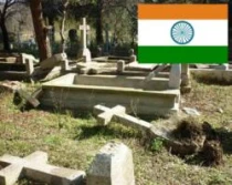 Denuncian destrucciu00f3n de cementerio cristiano. 