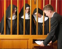 La firma del acuerdo en la Abadu00eda de Nuestra Seu00f1ora de la Anunciaciu00f3n