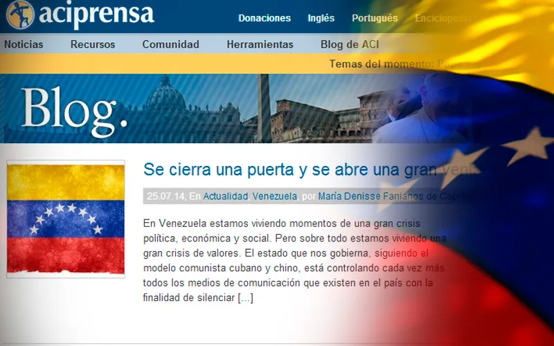 Diario censura a periodista católica que pidió conversión a corruptos en Venezuela