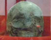 La cabeza de San Juan Bautista en la iglesia San Silvestro in Capite en Roma