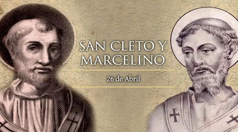 Hoy se conmemora a San Anacleto y San Marcelino, Papas