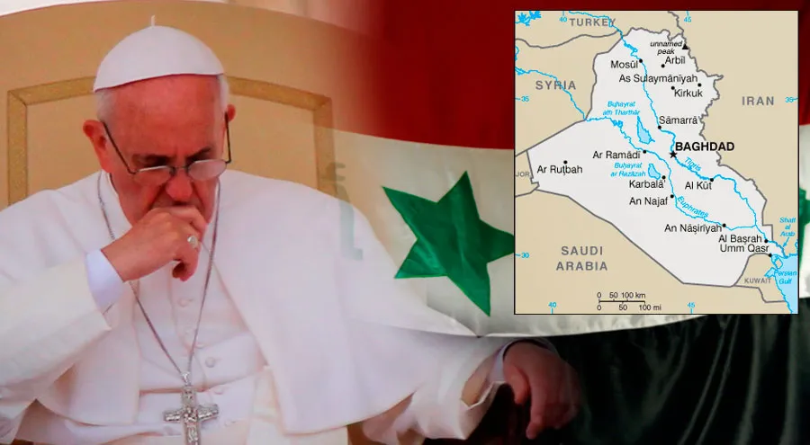 Papa Francisco exhorta a comunidad internacional poner fin a tragedia humanitaria en Irak