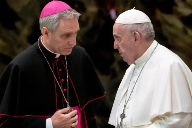Secretario de Benedicto XVI no tendrá encargo fijo en su nuevo destino fuera del Vaticano