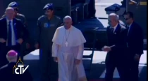 Papa Francisco llega a Belu00e9n / Foto: Captura Youtube (CTV)