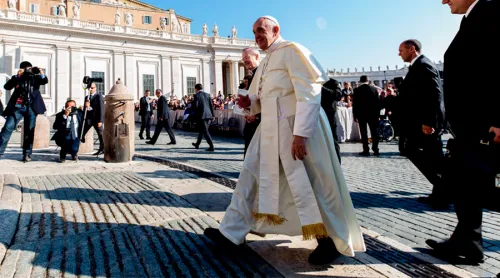 Papa Francisco: Los cristianos son portadores de un 