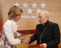 Esperanza Aguirre / Cardenal Antonio Maru00eda Rouco Varela