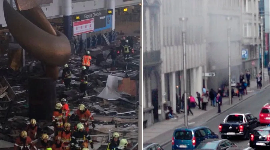 Oraciones por Bélgica: Atentados en Bruselas, decenas de muertos en varias explosiones