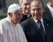 Benedicto XVI y Felipe Calderu00f3n