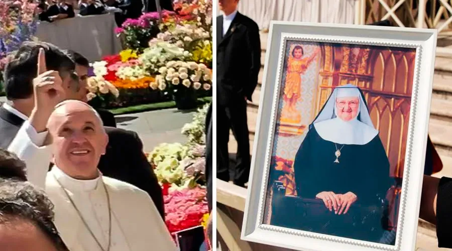 [VIDEO] Papa Francisco sobre Madre Angélica: Está “en el cielo”