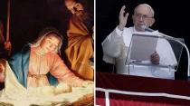 Nacimiento de Jesu00fas | El Papa Francisco en el rezo del u00c1ngelus. Foto: Vatican Media