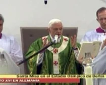 El Papa en la Misa del Estadio Olu00edmpico de Berlu00edn (foto EWTN)