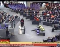 El Papa en el Parlamento alemu00e1n o Bundestag (imagen EWTN)