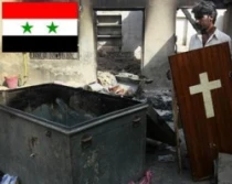 Acu00f3litos en Homs, Siria.