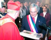 Cardenal Francisco Javier Erru00e1zuriz / Presidente Sebastiu00e1n Piu00f1era