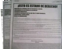 El aviso publicado el 3 de octubre