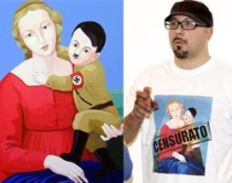 La imagen a la izquierda, Giuseppe Veneziano a la derecha