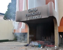 Una de las iglesias atacadas