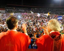 El multitudinario encuentro presidido por Mons. Leopoldo Brenes, Arzobispo de Managua