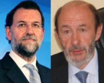 Mariano Rajoy / Alfredo Pu00e9rez Rubalcaba