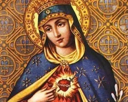 El corazón de María simboliza el amor de Cristo por su Iglesia