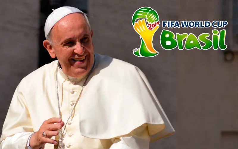 [VIDEO] Mundial FIFA Brasil 2014: Papa Francisco alienta a que torneo ayude al encuentro entre pueblos 