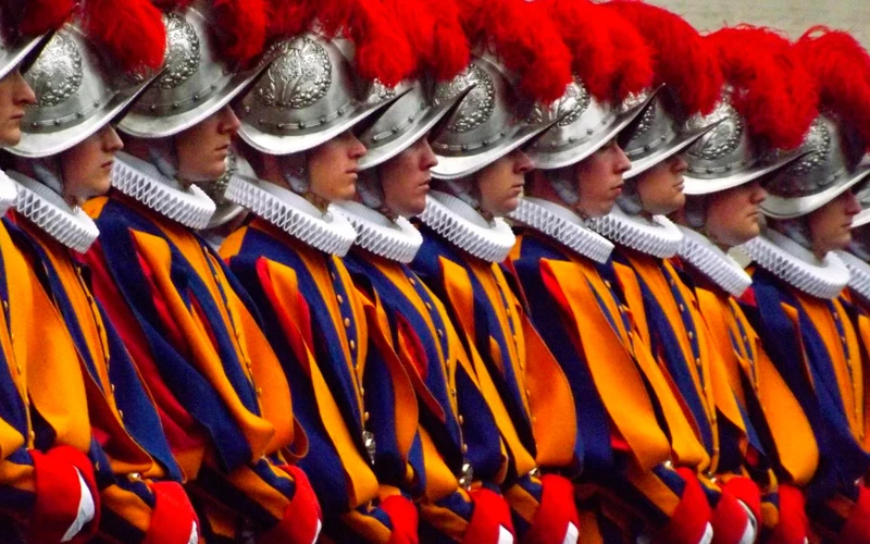 Guardias suizos (Foto ACI Prensa)