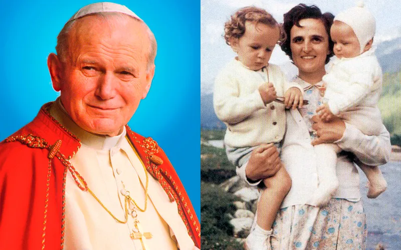 San Juan Pablo II y Santa Gianna Beretta serán patronos de Encuentro Mundial de las Familias 2015