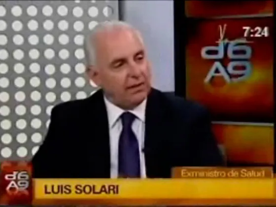 Luis Solari. Foto: Captura de video.