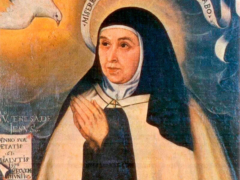 Santa Teresa de Jesús. Autor: Fray Juan de la Miseria