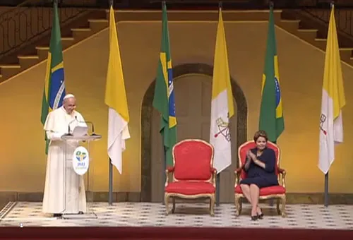 VIDEO: No tengo oro ni plata pero traigo a Cristo que es lo más valioso, dice el Papa en Río