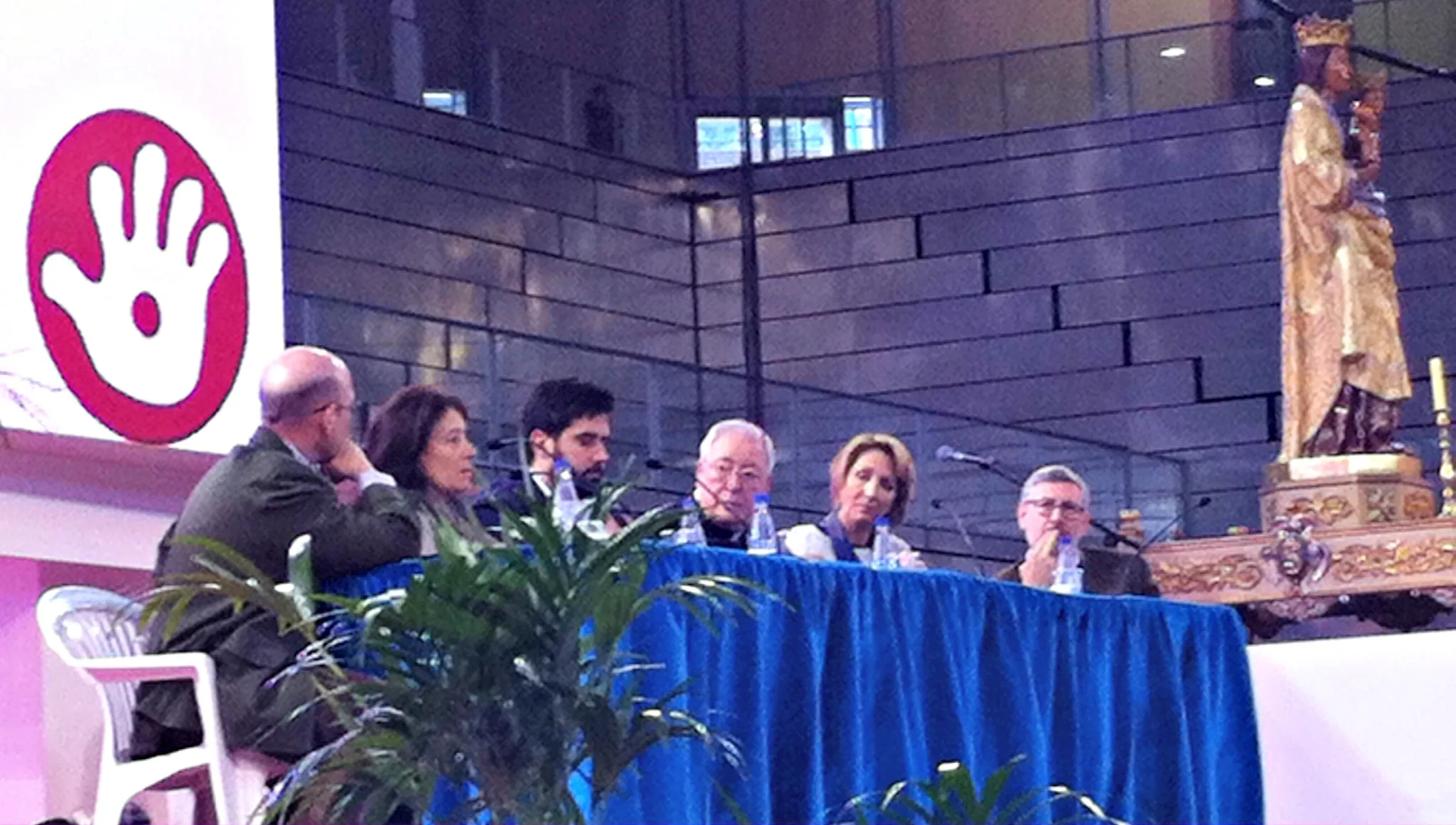 Los expertos en el panel del Congreso DALAVIDA (Foto ACI Prensa)