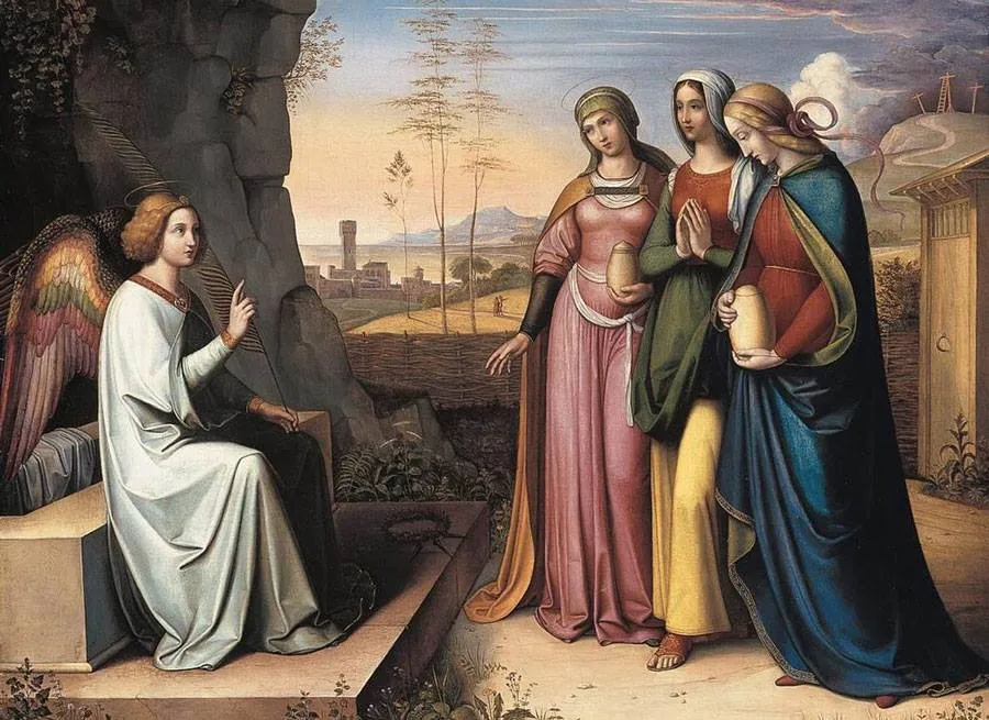 Imagen: Las Tres Marías en el Sepulcro / Peter von Cornelius (1783–1867)