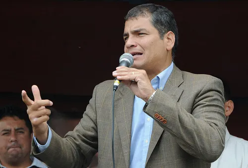 Rafael Correa. Foto: Ministerio de Coordinación de la Producción de Ecuador (CC BY-NC 2.0)