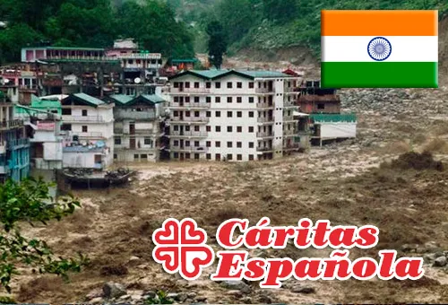 Cáritas España enviará 30 mil euros a la India tras inundaciones