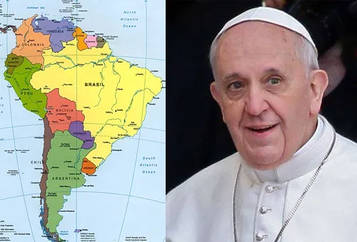 El Papa desea visitar Argentina, Chile, Uruguay y Perú en 2015