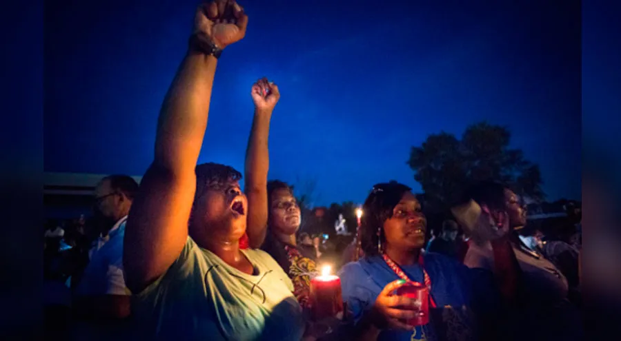Protestas en Ferguson. Foto: Lisa Johnston / St. Louis Review