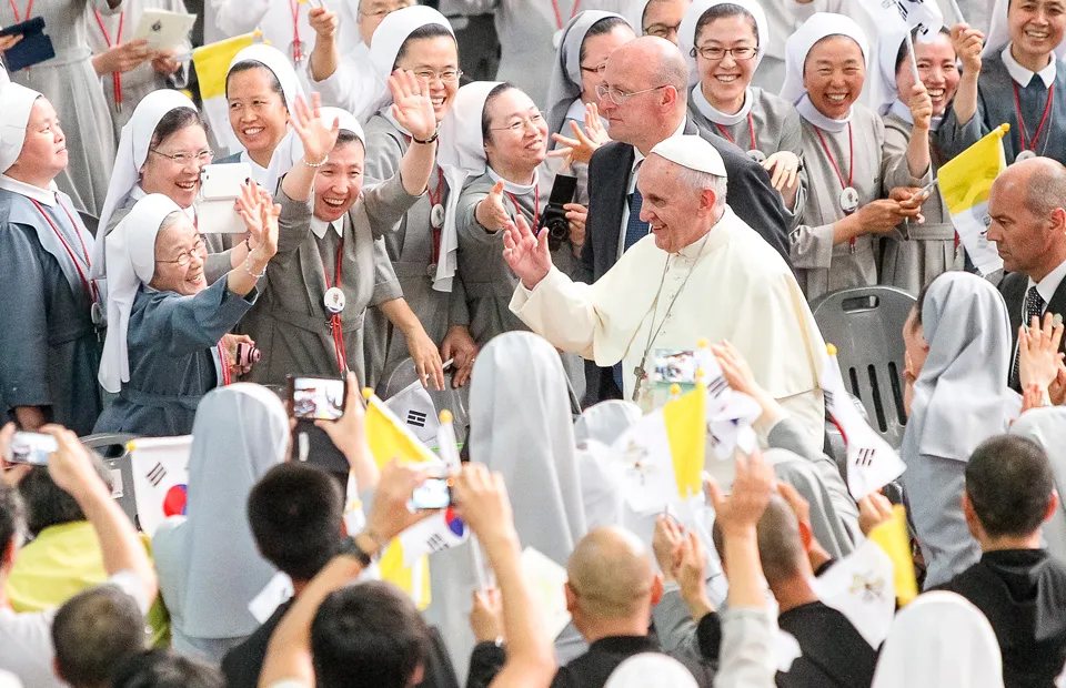 Encuentro del Papa con religiosos  / Foto: Comité Preparatorio de la Visita Papal a Corea del Sur