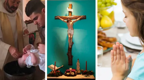 ¿Quieres una familia unida y saludable? Estas 13 tradiciones católicas pueden ayudar