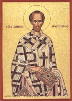 San Juan Crisostomo, Arzobispo de Constantinopla