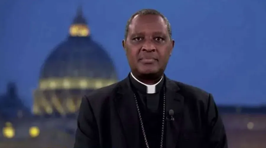 Cardenal Antoine Kambanda en una entrevista con EWTN News el 28 de Noviembre de 2020. Crédito: EWTN News / ACI África.