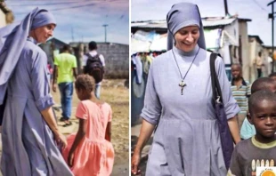 Sor Paesie y niños de Haití. Crédito: Instagram de Famille Kizito Haiti. 