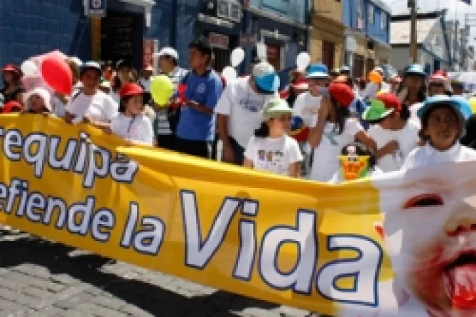 Decenas de miles en Corso por la Vida y la Familia en sur del Perú