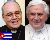 Cardenal Jaime Ortega y Benedicto XVI. 