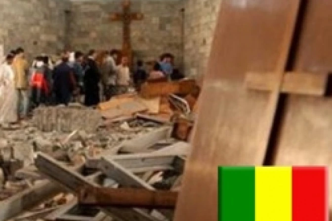 Destruyen iglesia católica y sede de Cáritas en Mali. Cristianos temen por su vida