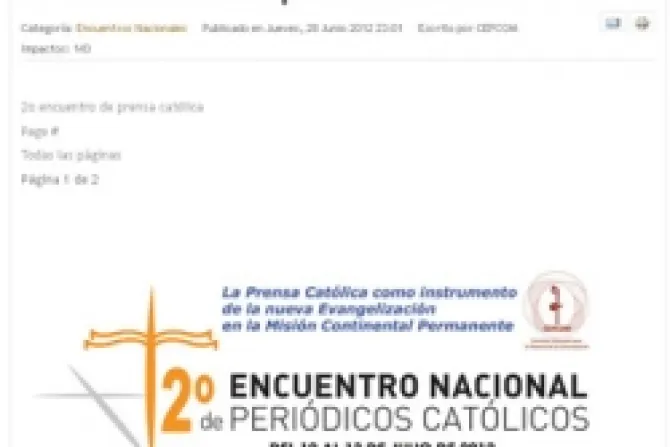 Anuncian 2° encuentro de periódicos católicos mexicanos