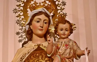 Imagen de la Virgen del Carmen en la Iglesia en Valladolid. Crédito: Flickr (CC BY-SA 2.0). 