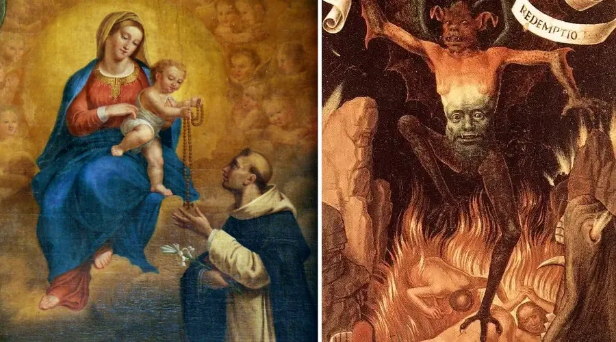 Así fue como Santo Domingo de Guzmán expulsó 15 mil demonios con el Santo Rosario