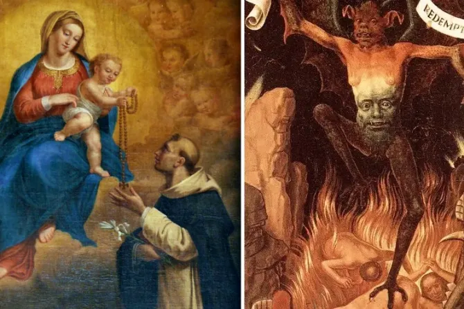 Así fue como Santo Domingo de Guzmán expulsó 15 mil demonios con el Santo Rosario
