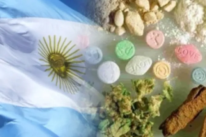 Iglesia en Argentina despenalizar drogas es abandonar al adicto