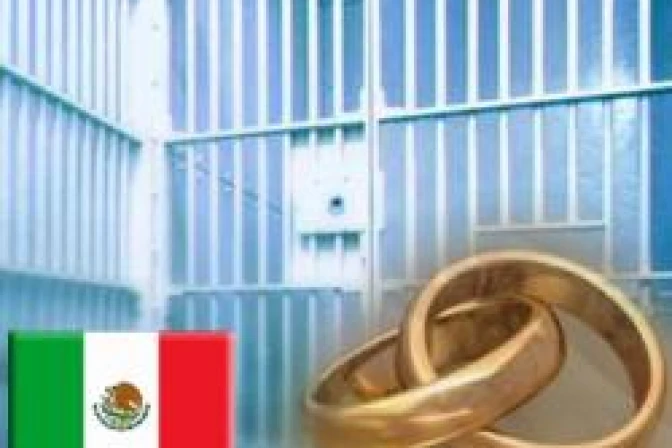 Autorizan primer matrimonio católico en cárcel mexicana